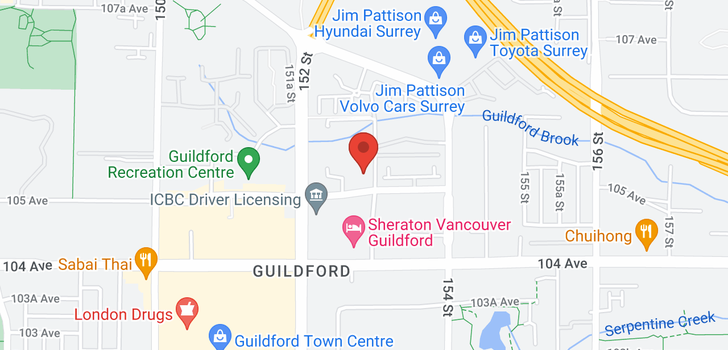 map of 91 10505 153RD STREET